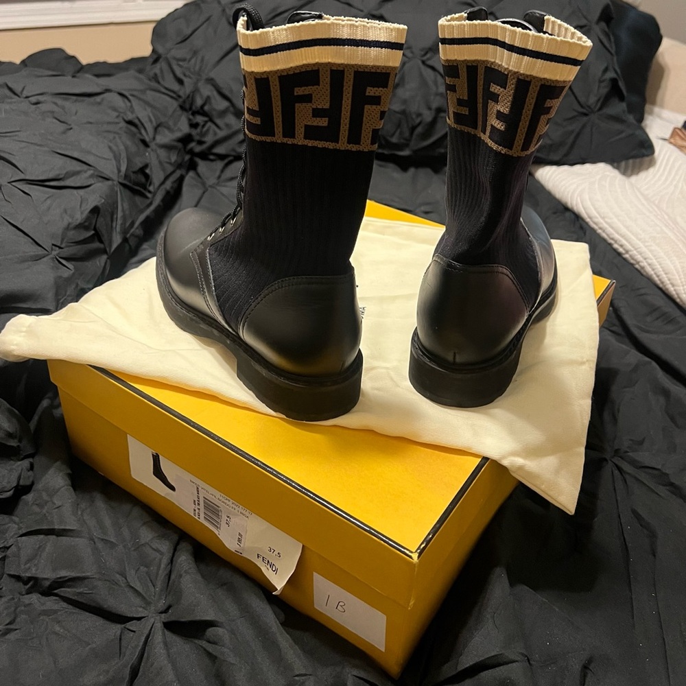 Authentic Fendi Combo boots